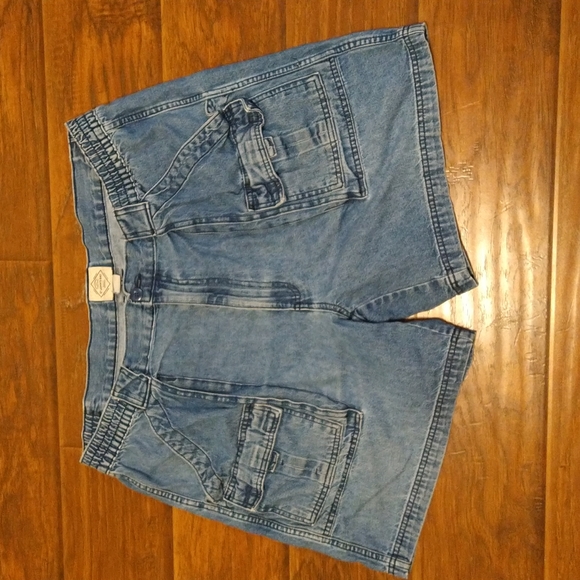 St John's bay men blue jean shorts - Picture 2 of 8